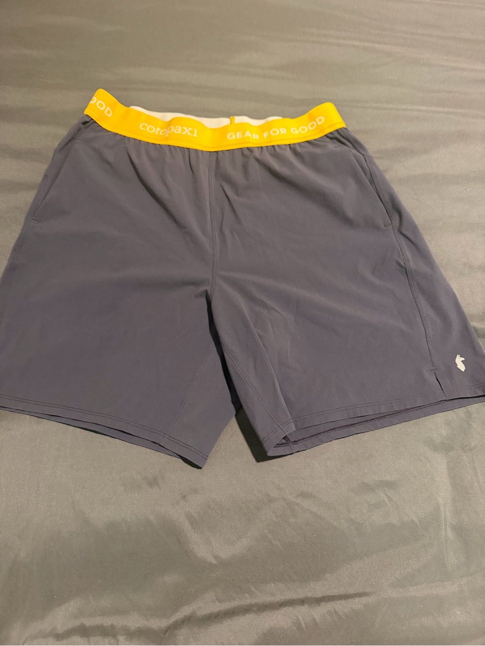 Cotopaxi Men's Performance Shorts with Yellow Waistband